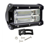 Farol Milha Retangular Led 72w Off Road Trilha 4x4 Lorben
