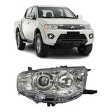 Farol Mitsubishi Pajero Dakar L200 Triton Direito Foco Duplo