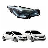 Farol Peugeot 308 408 2016 2017 2018 2019 Lado Direito
