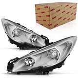 Farol Peugeot 408 2016 2017 2018 Foco Duplo Tyc