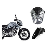 Farol Prata Especial Titan Fan 160 Paralama Diant 17 A 22