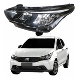 Farol Principal Fiat Argo 2024 2025 Máscara Negra Com Drl Le