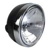 Farol Redondo Completo Globo Optico Honda Cbx 200 250 Strada Twister Aro Cromado