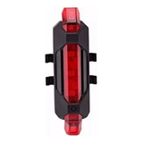 Farol Sinalizador Bike Lanterna Led Usb Bicicleta Traseiro