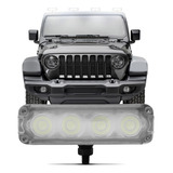Farol Strobo Safetycar Power Led Branca Milha Slim 4w Leds Cor Da Luz Branco 12v