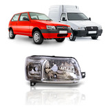 Farol Uno Pitbull Fiorino Cromado 2004 2005 2006 2009 2013