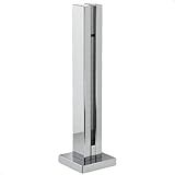 Fassin Shop- Torre Guarda Corpo Pinça 1 Furo Para Vidro 30cm Inox FS