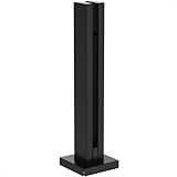 Fassin Shop- Torre Guarda Corpo Pinça 1 Furo Para Vidro 30cm Preto FS