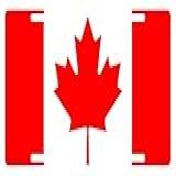 Fast Service Designs Bandeira Do Canadá Placa De Licença Personalizada Emblema Canadense Versão   3  Versão Original 