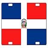 Fast Service Designs Placa De Licença Personalizada Bandeira Dominicana Rep Emblema Dominicana Versão 1 Versão Original 