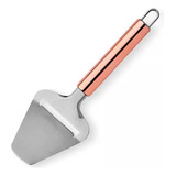 Fatiador Cortador Frios Queijo Manual Aço Inox Rose Ke Home Cor Rose Gold