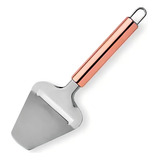 Fatiador Cortador Frios Queijo Manual Aço Inox Rose Ke Home Cor Rose Gold