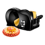 Fatiador Frios Eletrico Cortador Portatil Queijo Preto 220v