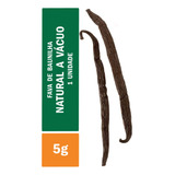Fava De Baunilha Bourbon Madagascar 1 Unidade Á Vácuo