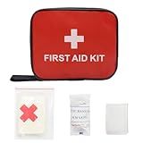 Faylapa Mini Kit De Primeiros Socorros Para Casa Viagem Kit De Emergência Pequeno Kit De Primeiros Socorros Para Carro Caminhadas Esportes Escritório Negócios Sobrevivência Kit Médico