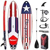 FBSPORT Prancha De Stand Up Paddle Premium De 28 Cm Prancha De Ioga Com Acessórios De SUP E Bolsa De Transporte Postura Ampla Controle De Surf Deck Antiderrapante Trela Remo E Bomba Para Jovens