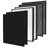 FCFMY 2 Pacotes De Filtros De Substituição IC 4524 Compatíveis Com Purificador De Ar InvisiClean Claro IC 4524 2 Peças HEPA Verdadeiro 2 Filtros De Carvão Ativado E 2 Pré Filtros De Nylon