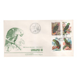 Fdc 208 1 dia cbc Papagaios Brasileiros 1980