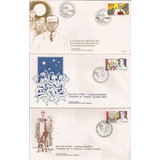 Fdc Em Lote Literatura Olavo Bilac Raul Pompéia José Américo