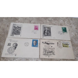 Fdc s Lote Com 4 Envelopes Antigos Da Argentina Ver Descriç