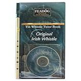 Feadóg Brass Traditional Irish Tin Whistle In The Key Of D With Tutor Book With CD