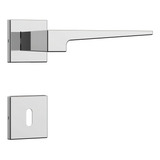 Fechadura 3200 Roseta Quadrada Inox Cromado Stam Internna