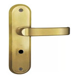 Fechadura Bronze Modelo Stilo Para Porta Banheiro Mgm Wc