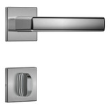 Fechadura Classic 3400 Banheiro Quadrada Inox Escovado Stam
