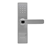 Fechadura Digital De Embutir Com Biometria Elsys ESF DE2000B Prata Abertura Via Biometria E Senha Numérica