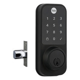 Fechadura Digital De Embutir Ydd 120 Externa Preta Yale