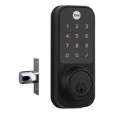 Fechadura Digital De Embutir Ydd 120 Externa Preta Yale