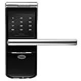 Fechadura Digital Yale YMF 40 Com Biometria Compatível Com Alexa Preto Prata