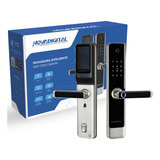 Fechadura Eletrônica Digital Inteligente Wifi Novadigital Com Câmera Chave Touch Tuya Smart Life Preto