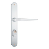 Fechadura Externa Perfil Serralheiro Estreita Stam Inox Cor Prateado