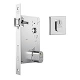 Fechadura Externa Pivotante 55mm Quadrada 1601 Cromada Stam