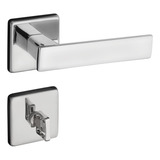 Fechadura Pado Banheiro 55mm Quadra Rq1 701 55pb Crp Cor Prateado