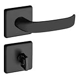 Fechadura Para Banheiro Concept 413 40 Com Roseta Quad Preta