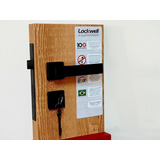 Fechadura Para Porta De Interna Madeira Preta Lockwell Set Cor Preto