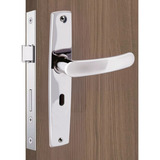 Fechadura Para Porta Interna Aço Inox Polido Cromado