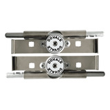 Fechadura Porta Aço Lateral Interna Chapa Tetra Par Dovale