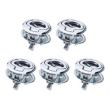 Fechadura Puxador Trava Push Lock Grande Metal Kit 5 Unidade