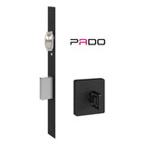 Fechadura Rolete Porta Banheiro Wc Pivotante Pado Preta