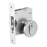 Fechadura Rolete Porta Pivotante Stam Cromada