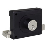 Fechadura Sobrepor Preta Concept Para Portão 525 100 Pado Cor Preto
