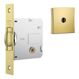 Fechadura Stam 1005 Rolete Pivotante Tetra Quadrada Gold
