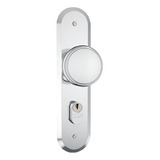 Fechadura Stam 1801 08 Externa 1 Lado Fixo Bola Cromado