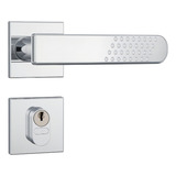 Fechadura Stam 803 21 Porta Externa Roseta Quadrada Inox
