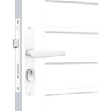 Fechadura Stam Perfil Porta Alumínio 603 33 36mm Branco