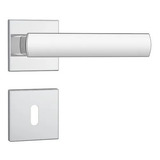 Fechadura Stam Porta Interna 813 35 Cromado Roseta Aço Inox