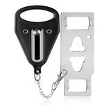 Fechadura Trava De Porta De Segurança Portátil Hotel Casa Cor Preto